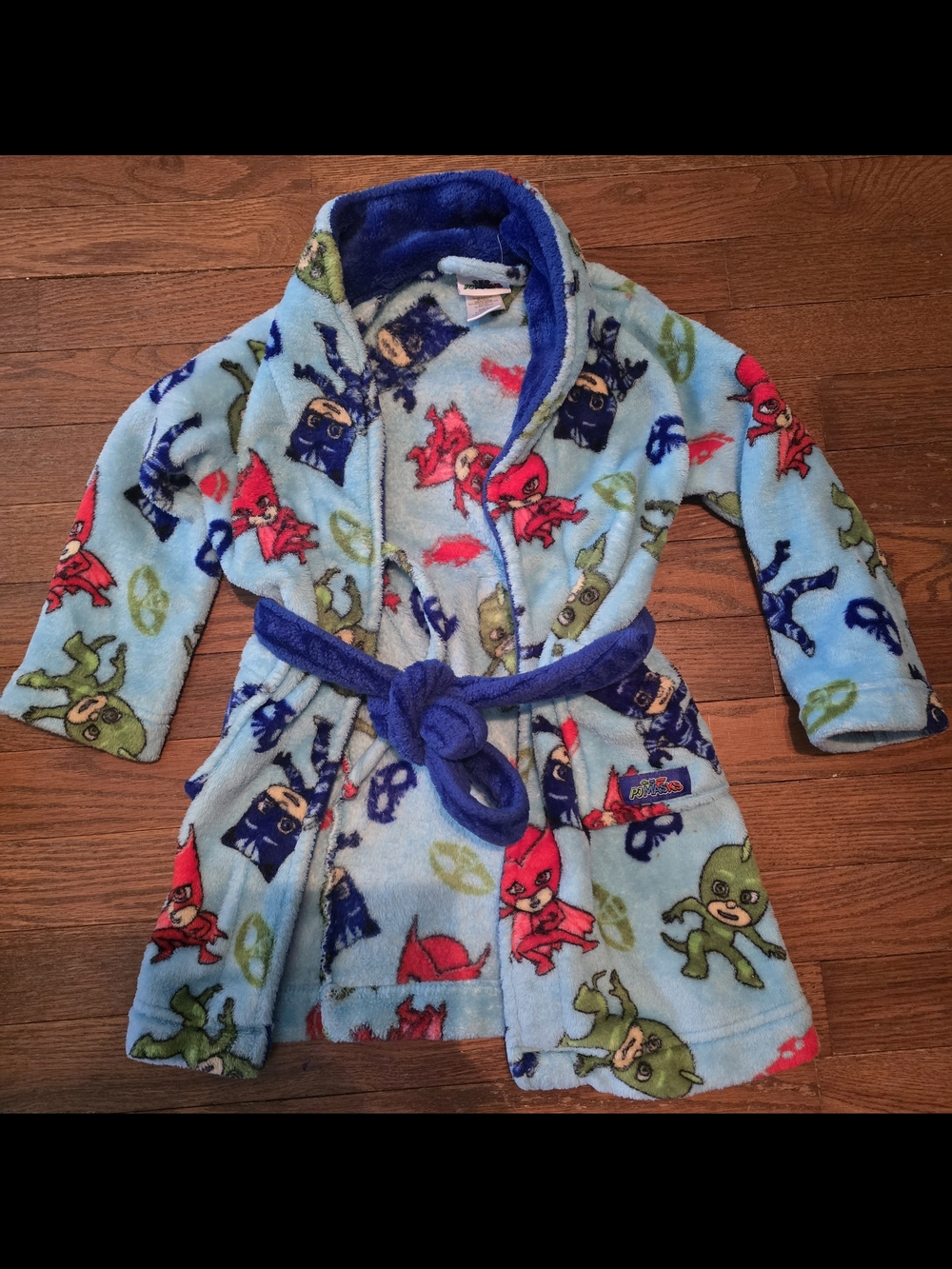 Kids Blue PJ Masks Robe
